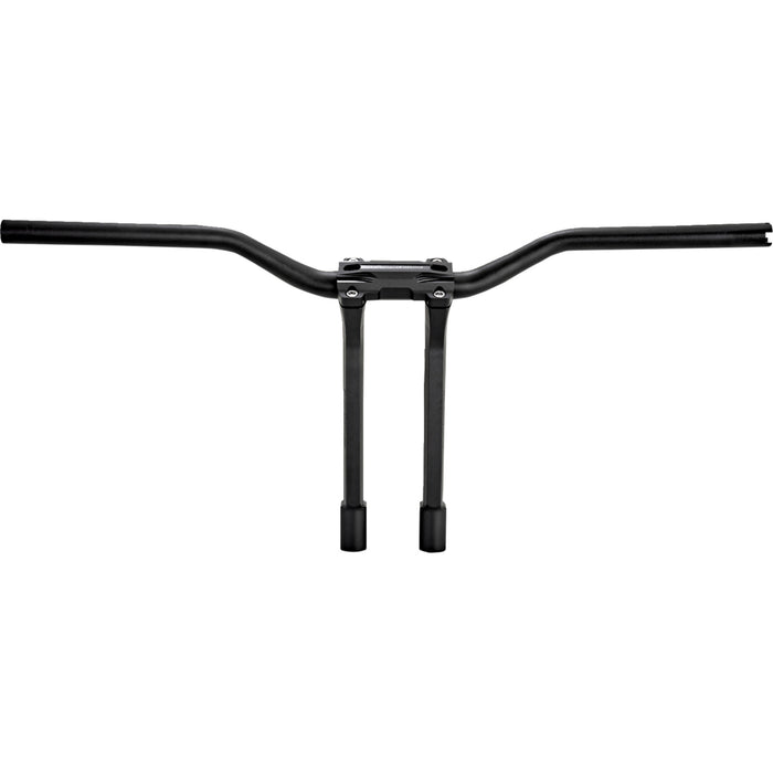 PERFORMANCE MACHINE (PM) 0602-1566 0208-2197M-SMB Phatbar & Riser Kit internal wiring/gauge mount holes - 11-1/2" - black ops