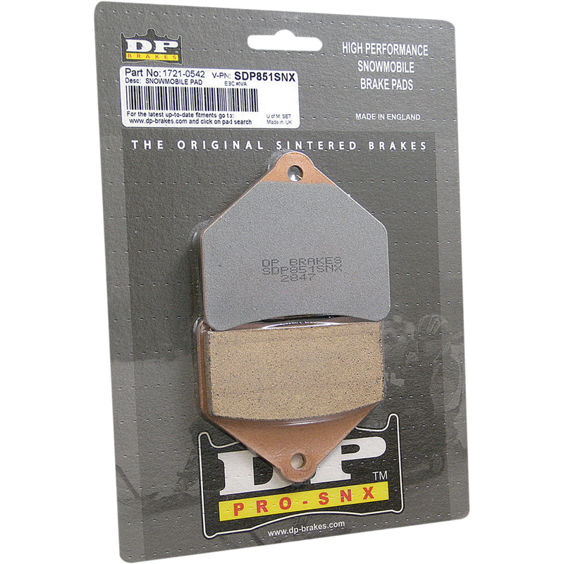 Dp Brakes Brake Pad - SDP518SNX For Arctic Cat Snowmobiles 2012-2025 | Yamaha Snowmobiles 2014-2025