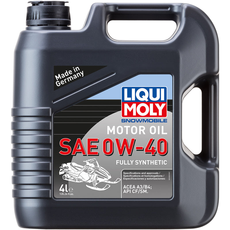 LIQUI MOLY 3601-0708 20150 Snowmobile Synthetic 4T Engine Oil Snowmobile Synthetic Oil - 0W-40 - 4 Liter