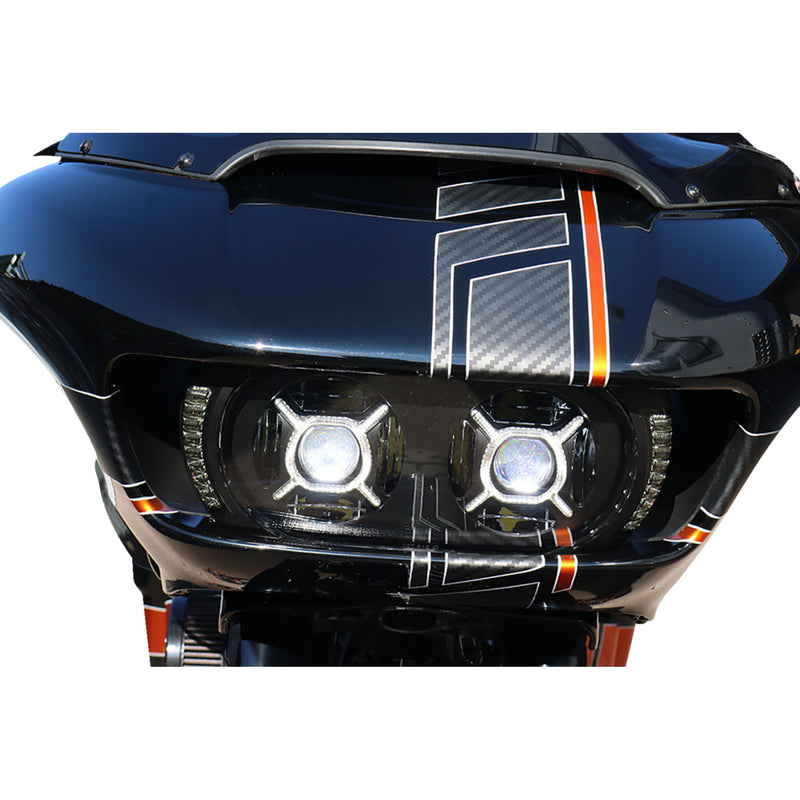 Paul Yaffe Bagger Nation Headlight - BNCH For Harley Road Glide 2015-2023