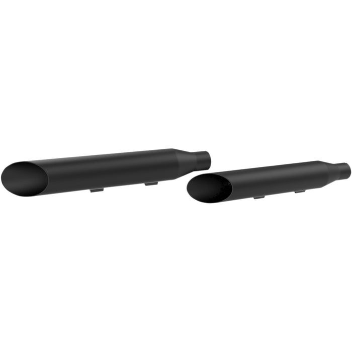 KHROME WERKS 1801-0695 202895 3" HP-Plus® Slip-On Mufflers - Slash-Cut - Black - XL