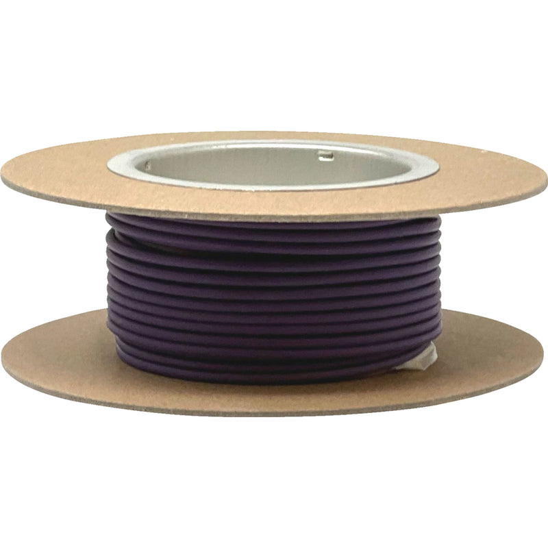 NAMZ 2120-1299 NGWR-714 Bare-Copper GXL Hook-Up Wire 25' GXL Wire Spool - 14 Gauge - Violet