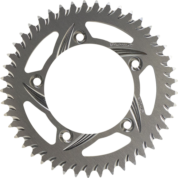 VORTEX 1211-0417 527-45 Aluminum Rear Sprocket Aluminum Sprocket - Silver - Rear - 45 Tooth