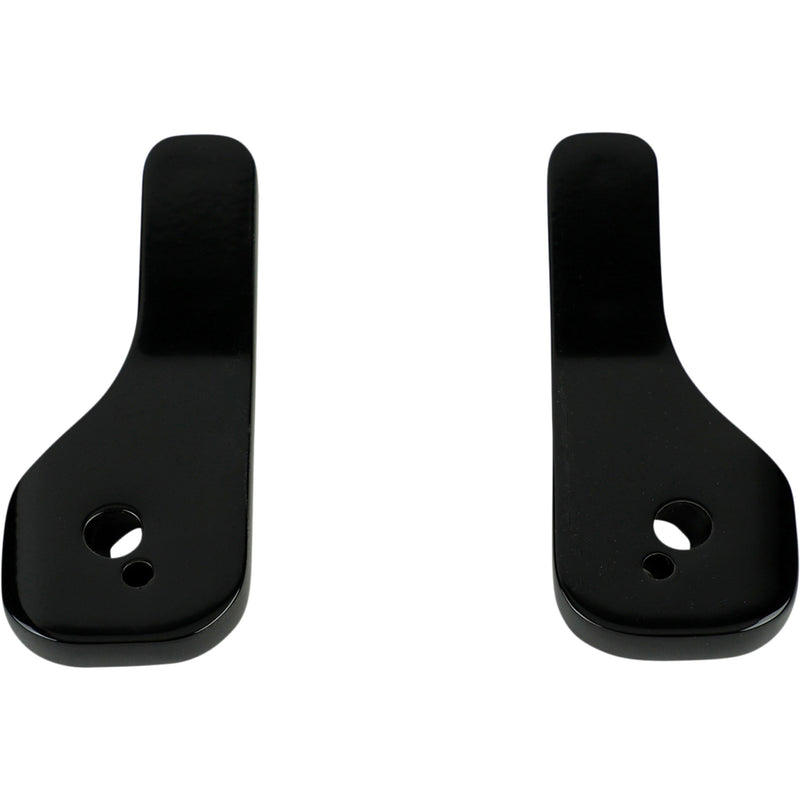 LA Choppers Mirror Drop Down Brackets Black Pair - LA-9001-01B For Harley Touring 2014-2022