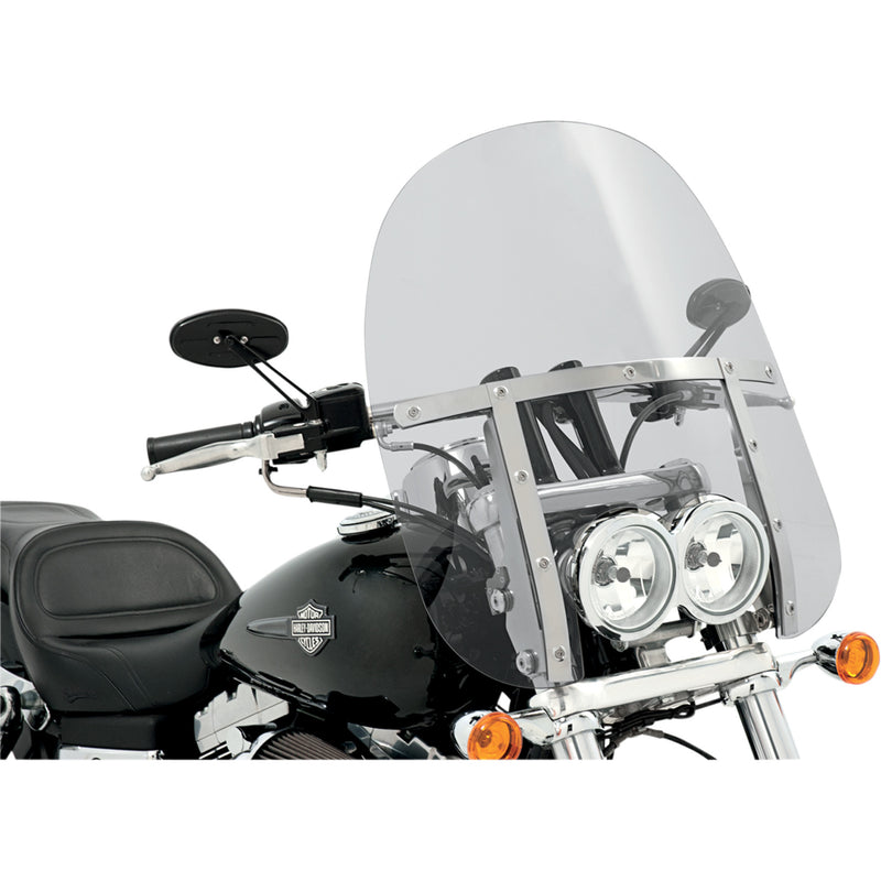 Memphis Shades Memphis Fats Windshield - MEM6830 For Harley Fat Bob 2008-2017
