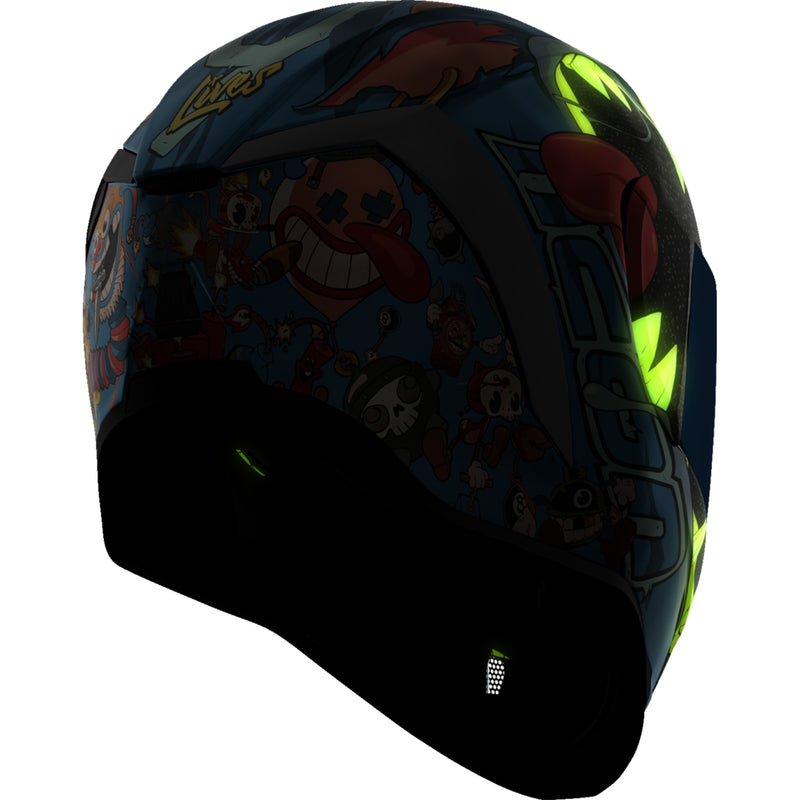 ICON 0101-17384 Airform™ 9 Lives MIPS® Helmet Airform™ Helmet - 9 Lives - MIPS® - Blue - Small