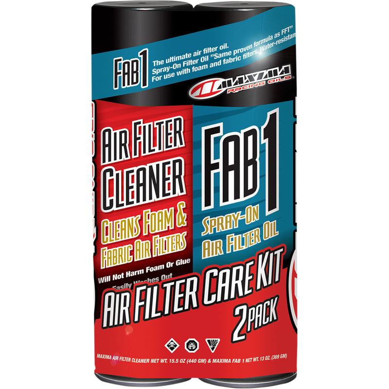 MAXIMA RACING OIL 3610-0062 70-799202 Air Filter Spray Cleaner/Oil Kit Air Filter Kit