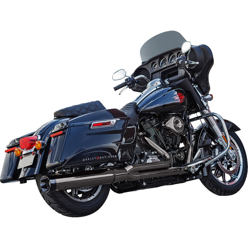 S&S Cycle Sidewinder 2-Into-1 Exhaust System - 550-1087 For Harley Touring 2017-2023