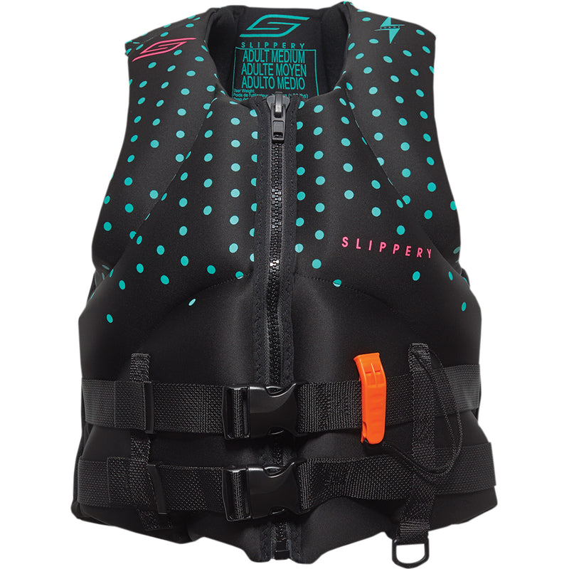 SLIPPERY Women's Surge Neo Vest Black/Mint
