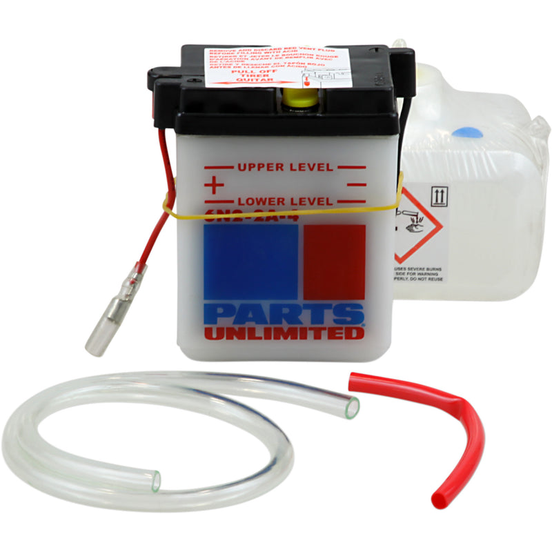 PARTS UNLIMITED 2113-0115 Conventional Battery Kit Battery - 6N2-2A-4