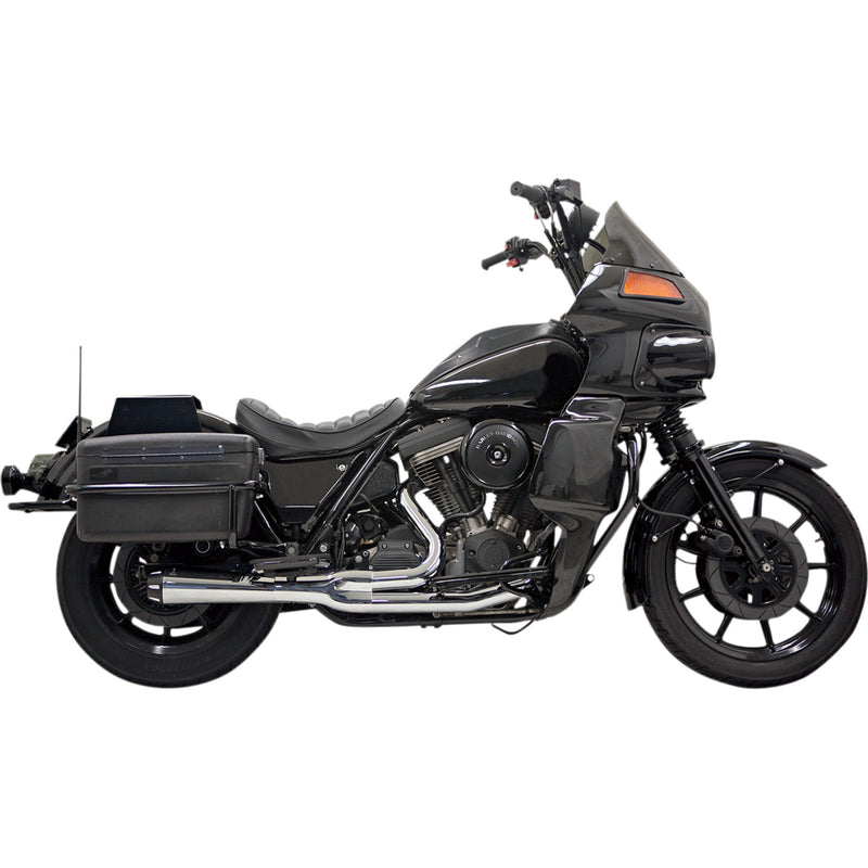 Bassani Xhaust Road Rage 2-Into-1 Exhaust System - 1FXRF For Harley 1987-1994