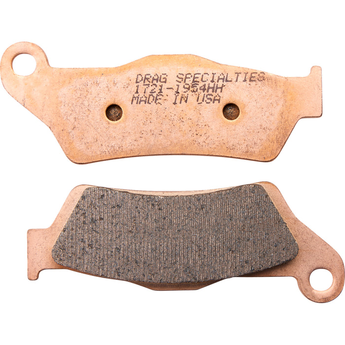 DRAG SPECIALTIES 1721-1954 Sintered Metal Harley/Buell Brake Pads Sintered Metal Brake Pads - Street 500/750