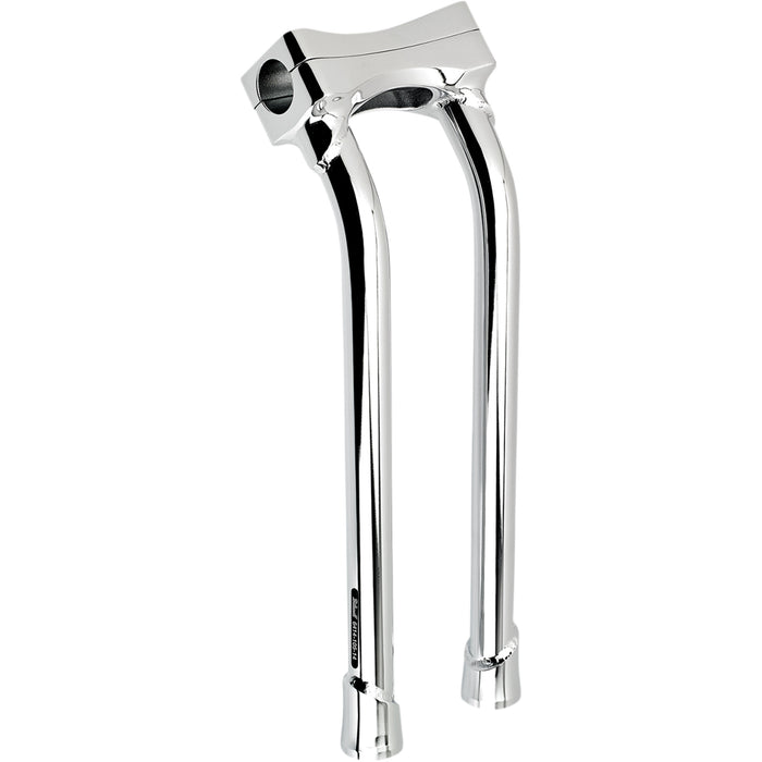 BILTWELL Murdock O/S Riser Risers - Oversized Pullback Chrome