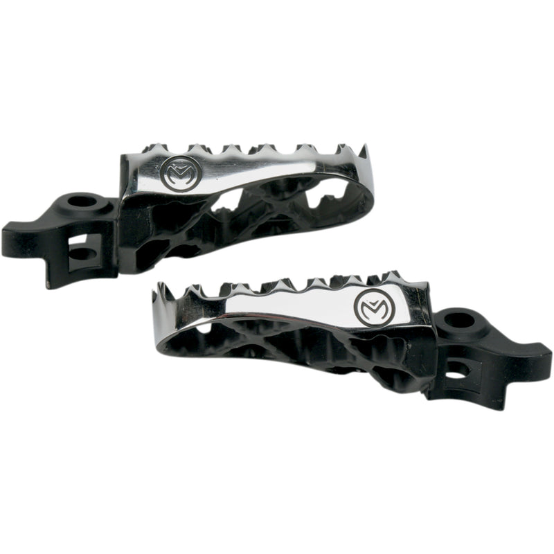 Moose Offroad Hybrid Footpegs - STKXF-5B Suzuki RMZ 250 2005-2006