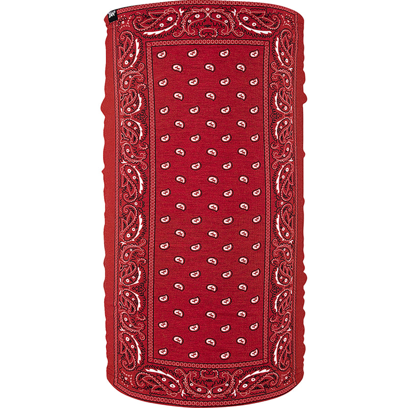 ZAN HEADGEAR 2502-0280 TF106 Motley Tube® Fleece Lined Neck Tube Motley Tube® Fleece Lined Tube - Red Paisley