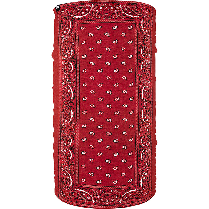 ZAN HEADGEAR 2502-0280 TF106 Motley Tube® Fleece Lined Neck Tube Motley Tube® Fleece Lined Tube - Red Paisley