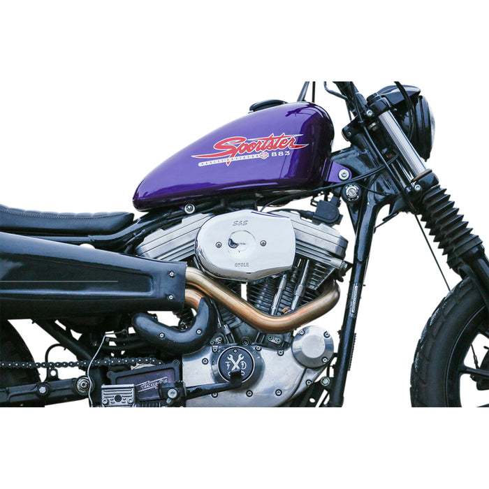 S&S CYCLE 1014-0296 170-0592 Stealth Tribute Air Cleaner Cover - Chrome