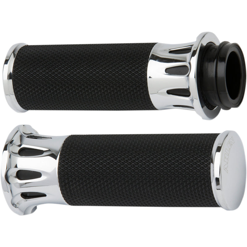 Arlen Ness Deep Cut Fusion Grips - 07-318 For Harley Motorcycles 2008-2025