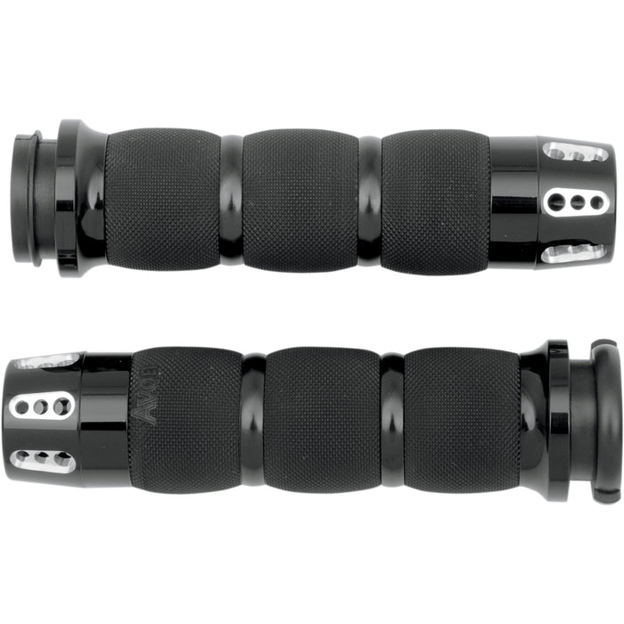 AVON GRIPS 0630-1189 AIR-90-AN-FL-GA Gatlin Air Cushioned Grips Grips - Gatlin - Air Cushioned - TBW - Black