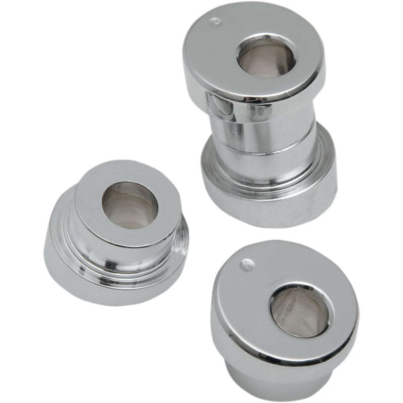 LA Choppers Angled Handlebar Riser Bushing Kit 10° Chrome - LA-7400-10 For Harley Motorcycles 1984-2017
