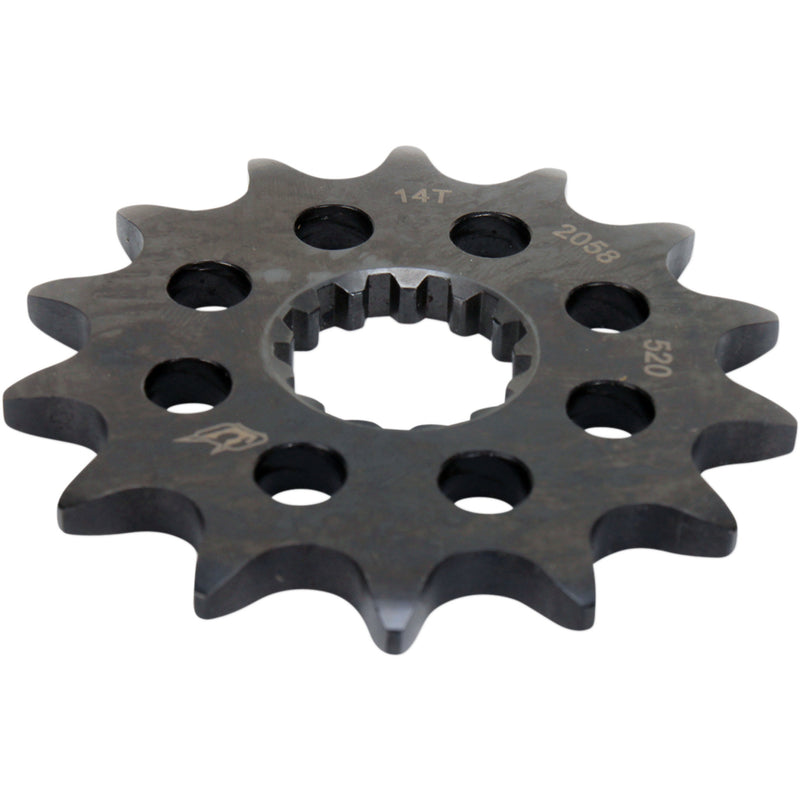 DRIVEN RACING 1212-0909 2058-520-14T Lightweight Steel Sprocket Counter Shaft Sprocket - 14-Tooth