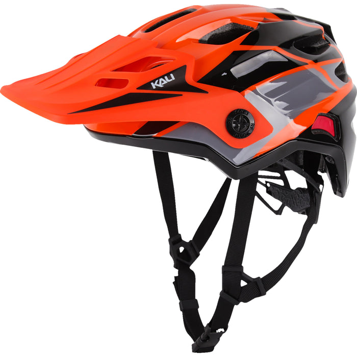 KALI 0154-0004 0221923312 Child Maya Race Full Face Bicycle Helmet Child Maya Full Face Helmet - Race - Gloss Orange/Gray/Black - OS