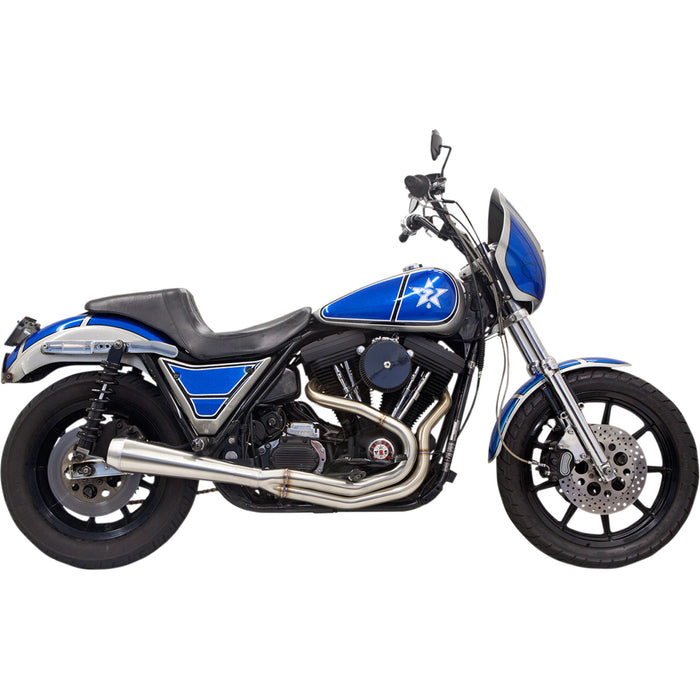 BASSANI XHAUST 1800-2069 1FXRSS Road Rage III FXR Exhaust System - Road Rage 3 Exhaust - Stainless Steel