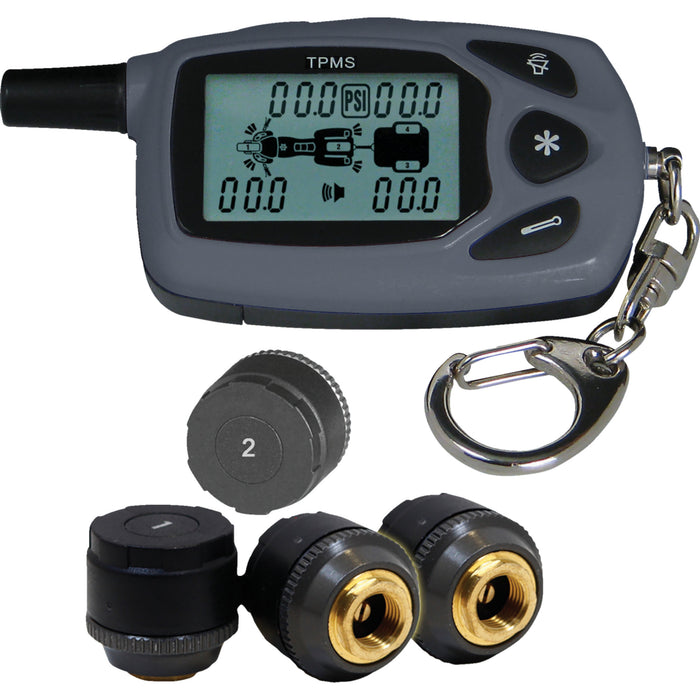 SHOW CHROME 3810-0133 13-317A Bike Plus Trailer Tire Pressure Monitor System Bike and Trailer Tire Pressure Monitor System