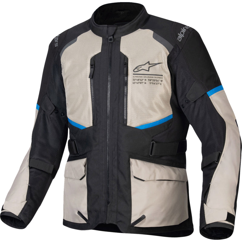 ALPINESTARS Andes Air Drystar® Jacket Black/Laurel - Gray/Bright Blue