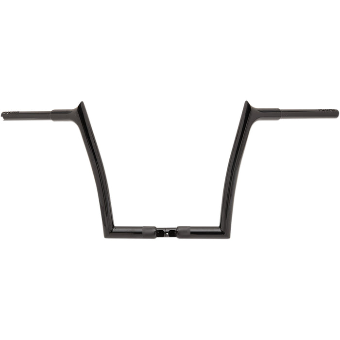 FAT BAGGERS INC. 0601-4765 906012-B 1-1/4" EZ Install Pointed Top Handlebar - 12" - Black