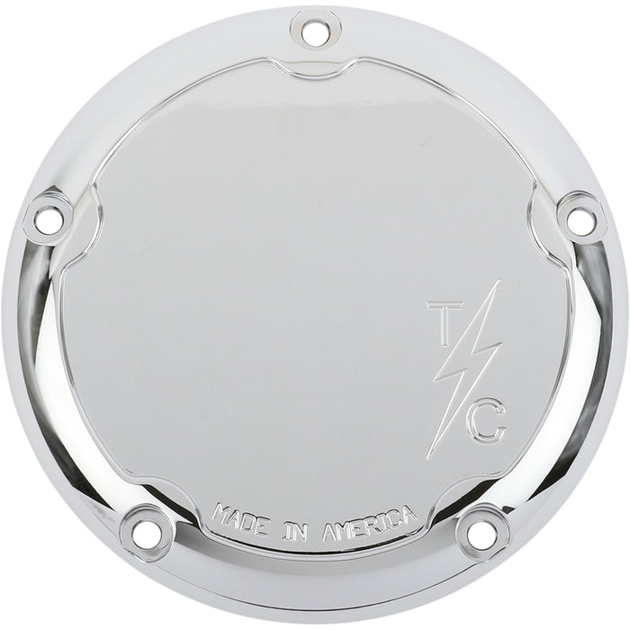 THRASHIN SUPPLY CO. 1107-0693 TSC-3016-3 Classic Derby Cover - M8 - Derby Cover Dished - Chrome