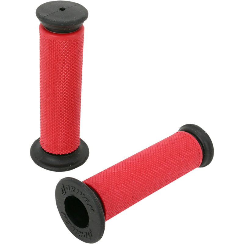 DRIVEN RACING 0630-0819 D637RD Diamond MX Grips Grips - Diamond - Closed Ends - Red