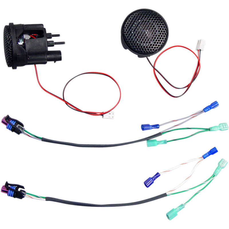 J & M Rokker® Tweeter Kit - HTWT-1025-CRF For Harley Touring 1998-2013