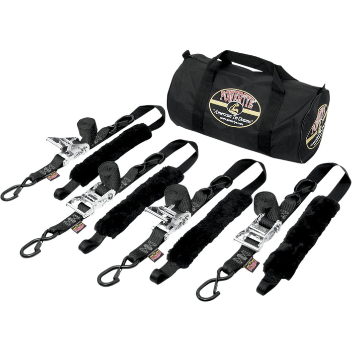 POWERTYE MFG. 3920-0137 TRAILER KIT-82 Fat Strap Trailer Kit - Black