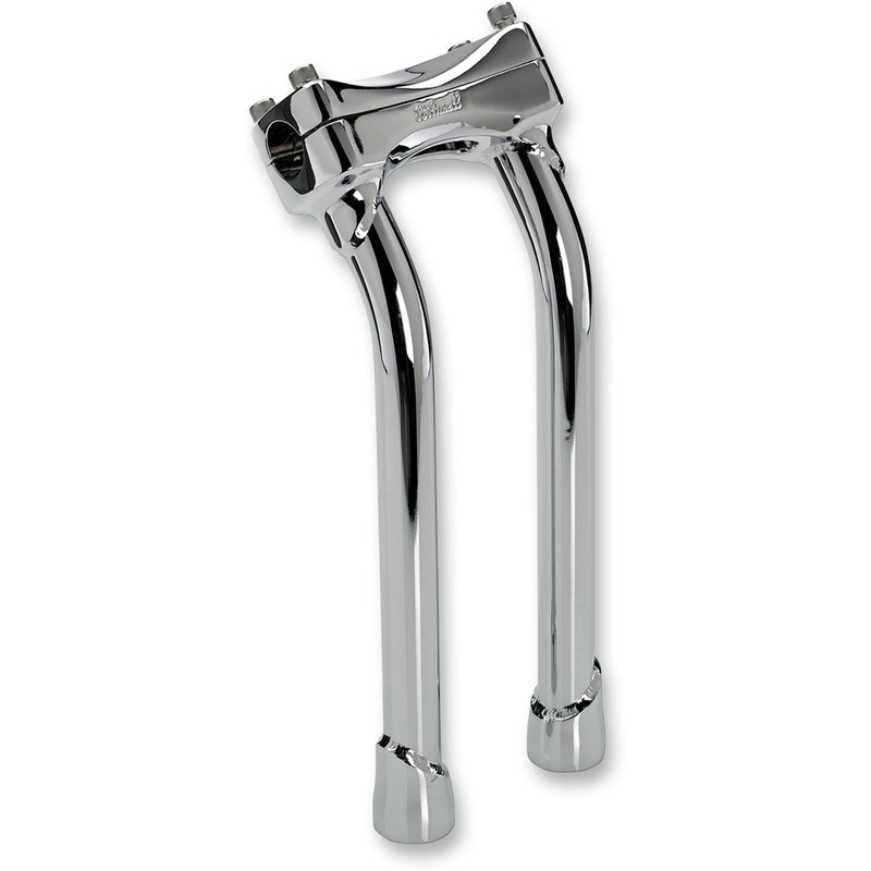 BILTWELL Murdock Handlebar Riser Risers - Pullback Chrome