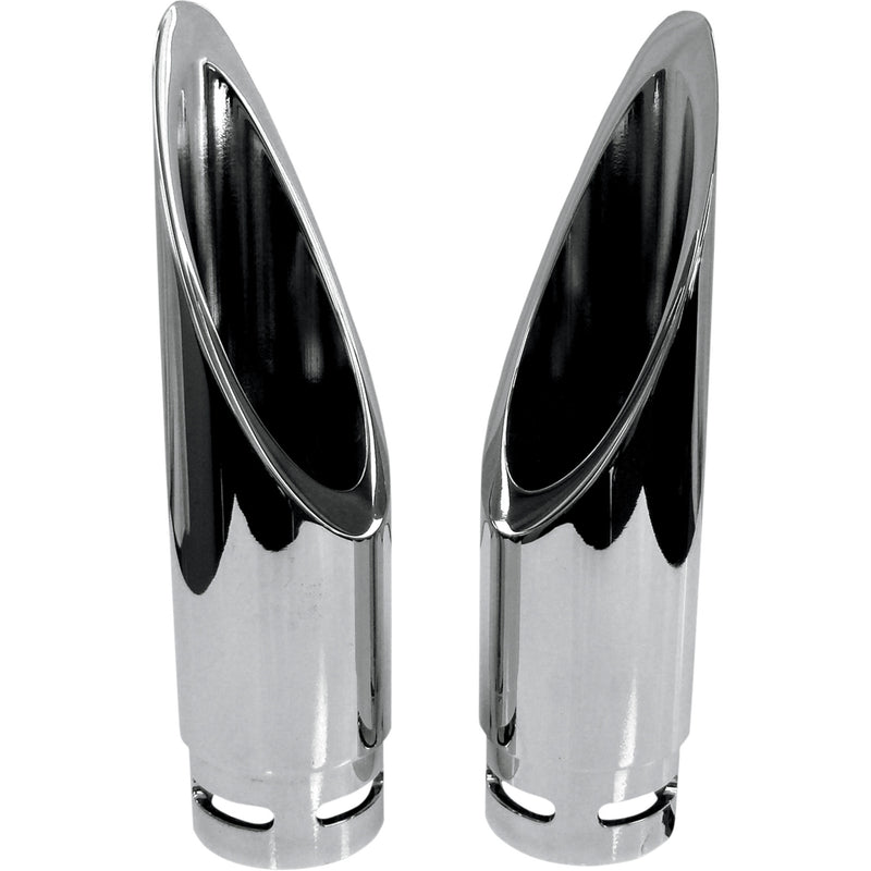 BARON 1812-0169 BA-1100-00 Family Jewel Exhaust Tip chrome - xtreme slash
