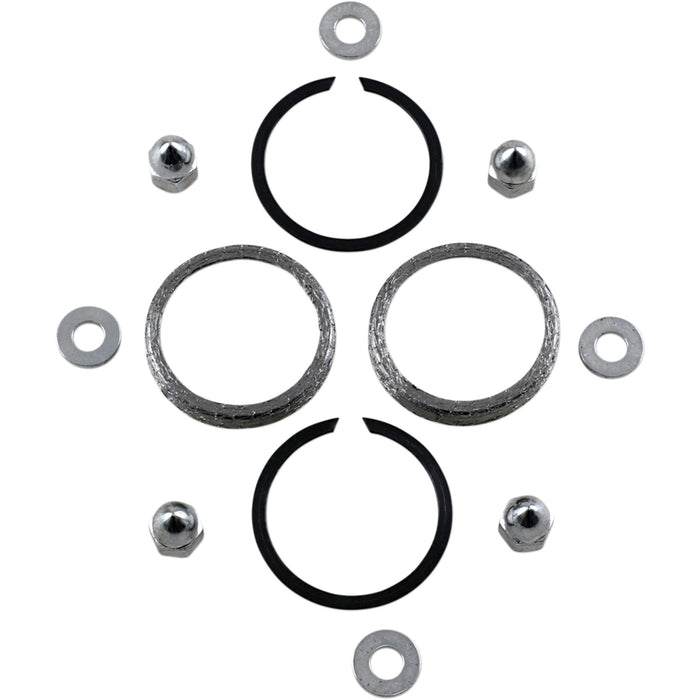 JAMES GASKET 0934-1630 65324-83-KWG1 Exhaust Port Gasket Kit Exhaust Port Chrome Gasket Kit - Big Twin/XL