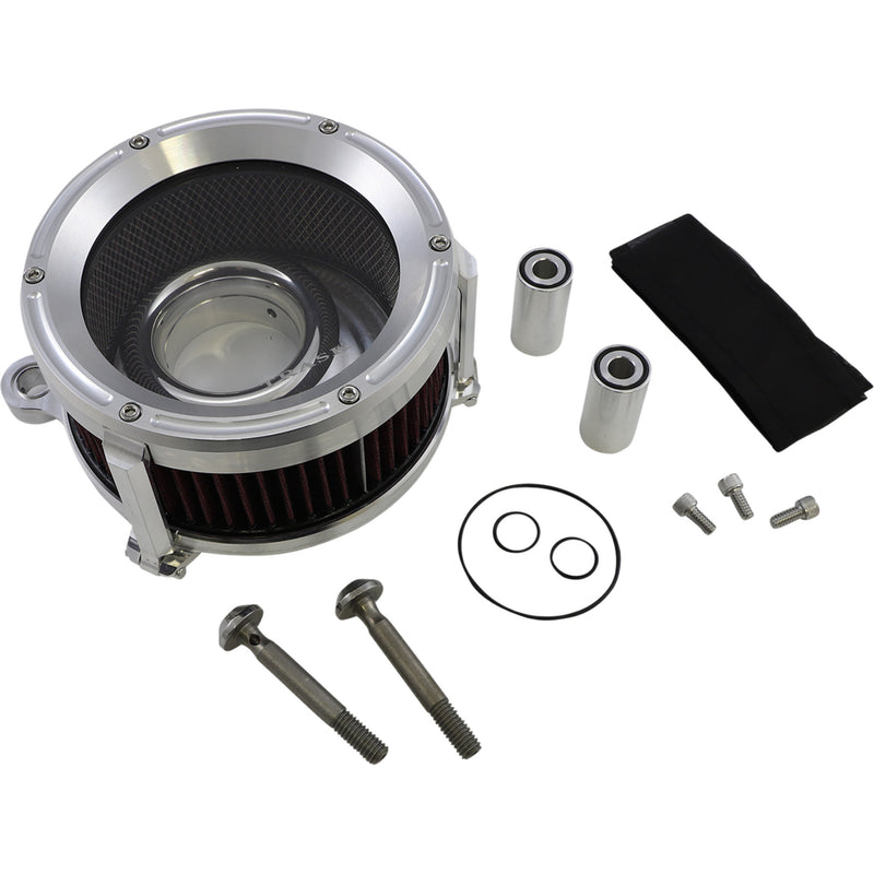 Trask Assault Charge Breather Air Cleaner - TM-1021R For Harley Motorcycles 1999-2017