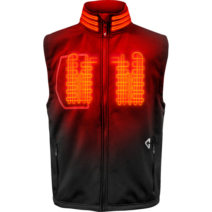 GERBING HEATED CLOTHING 2830-0714 GERTVST7VMBXXL 7V Torrid Softshell Heated Vest 2.0 black - 2xl