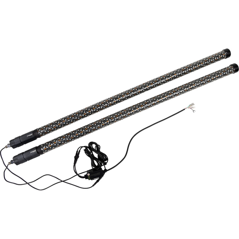 MOOSE OFFROAD 2040-3167 PQR-CHSBTR1.8-142-PU Quick Release Whip Lights Quick Release Whip - 4' - Pair