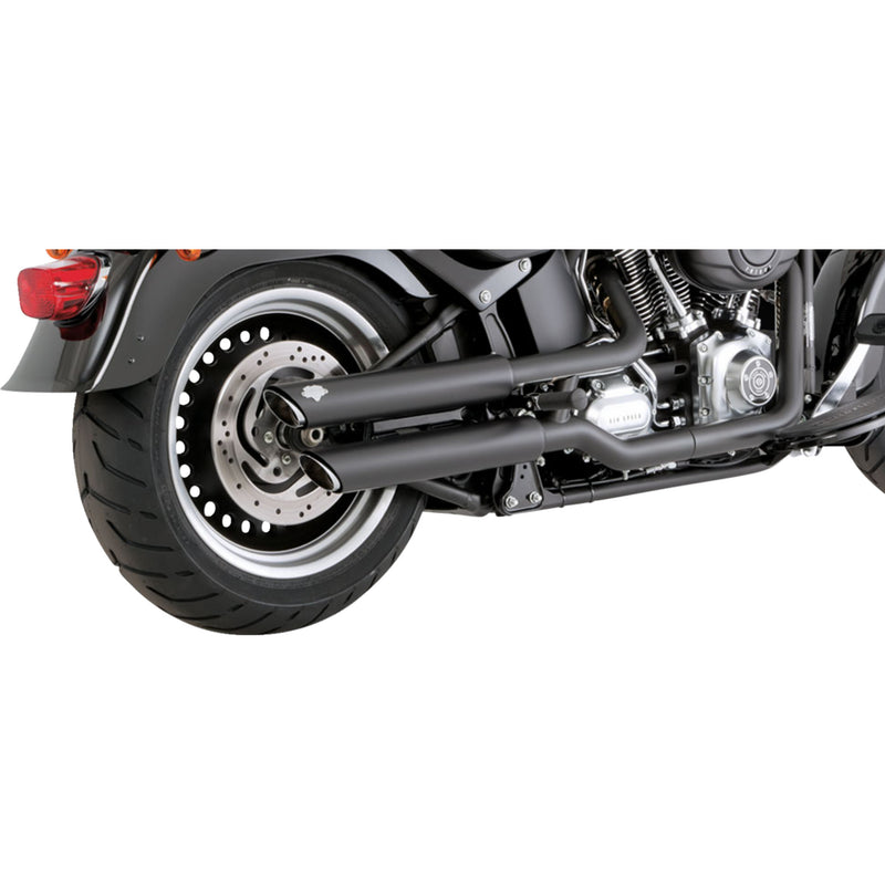 Vance & Hines Twin Slash Muffler - 46343 For Harley Softail 2010-2017