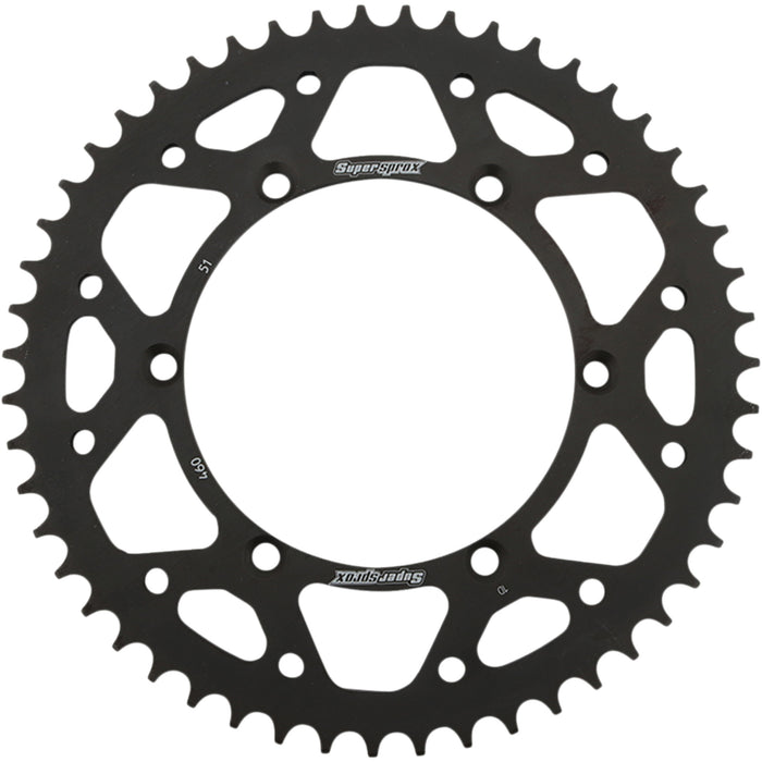 SUPERSPROX 1210-1905 RFE-460-51-BLK Steel Rear Sprocket 51 tooth