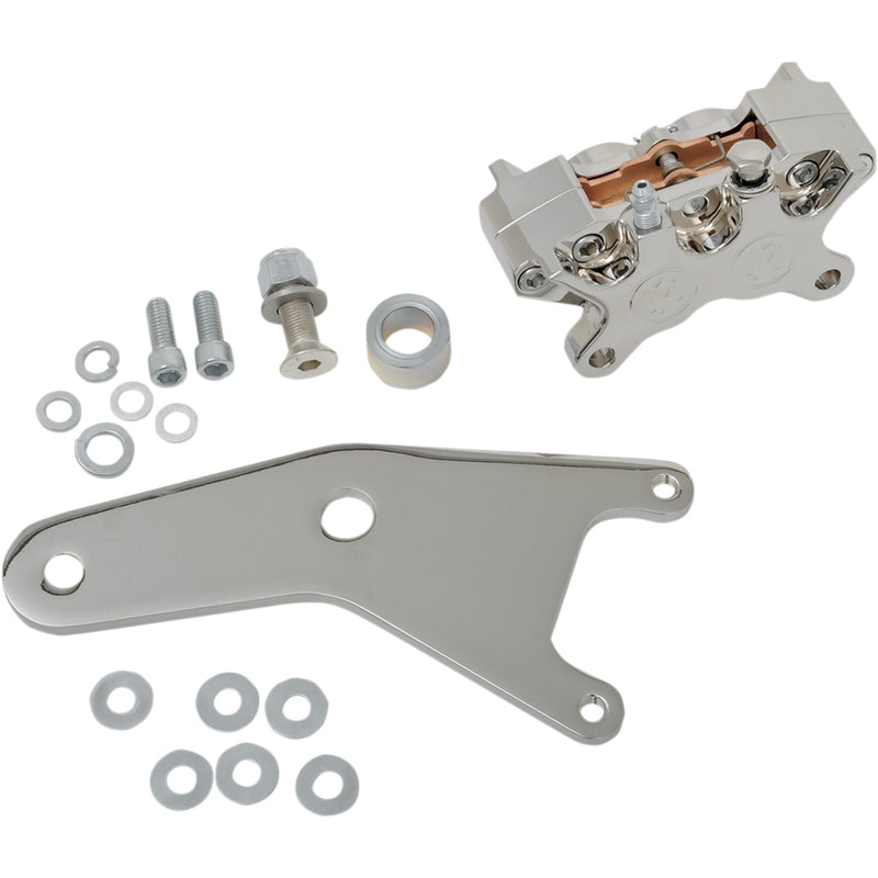 PERFORMANCE MACHINE (PM) DS-325107 1255-0052CH Shovelhead Classic Caliper Kit - Rear Caliper - Chrome - 11.5" - 81-83FX/FL
