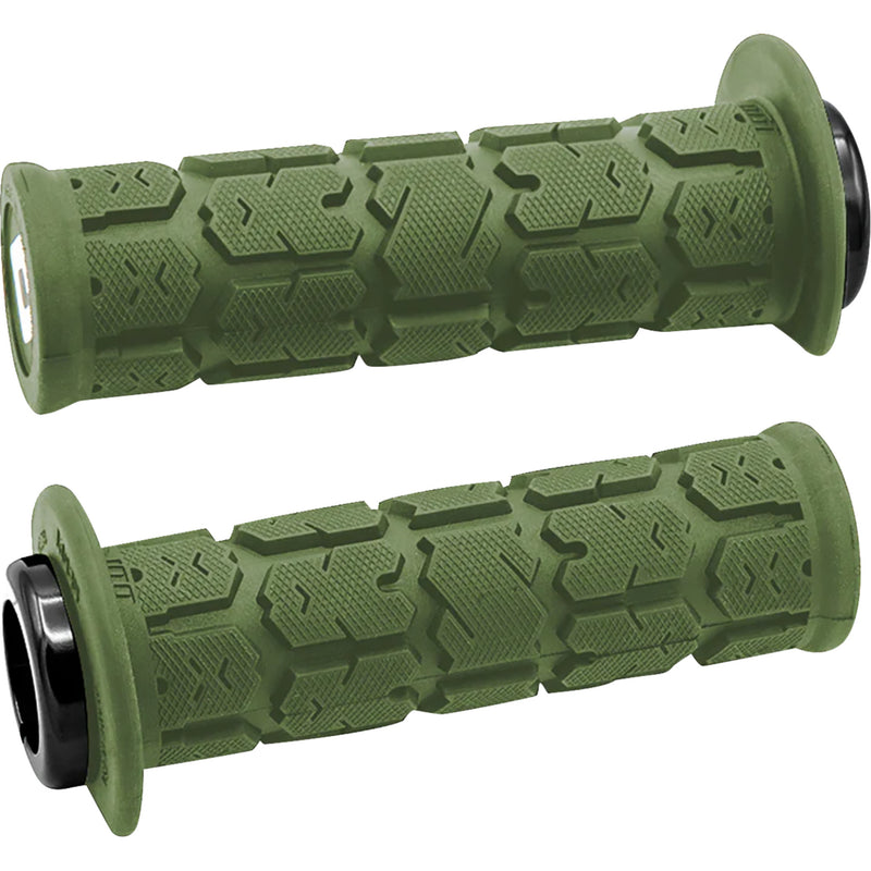 ODI 0630-3301 J33RGAG-B Rogue 2.1 Lock-On Grips atv/pwc - green/black