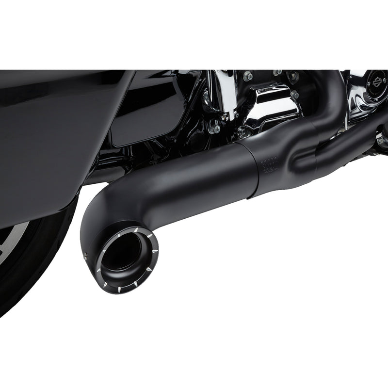Cobra Turn Out 2-Into-1 Exhaust System - 6271B-1 For Harley Touring 2017-2022