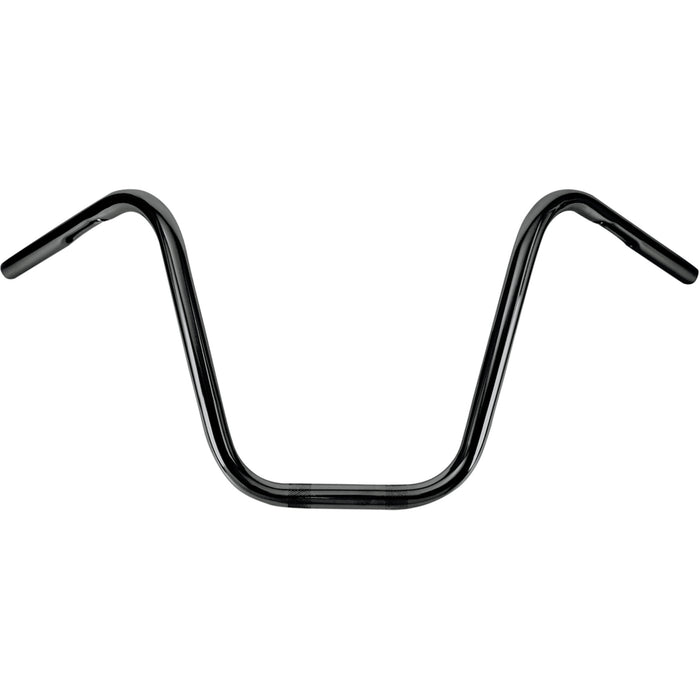 BURLY BRAND 0601-1375 B28-348 1" Narrow Bottom Ape Hanger Handlebar - 12" - Black