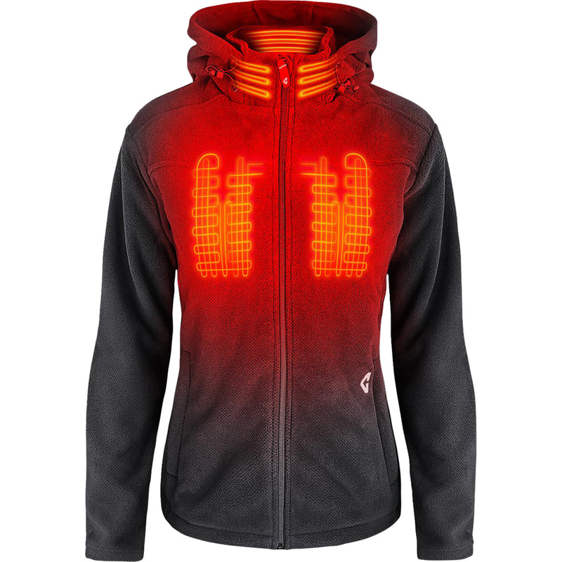 GERBING HEATED CLOTHING Women's 7V Thermite Fleece Jacket 2.0 Gray