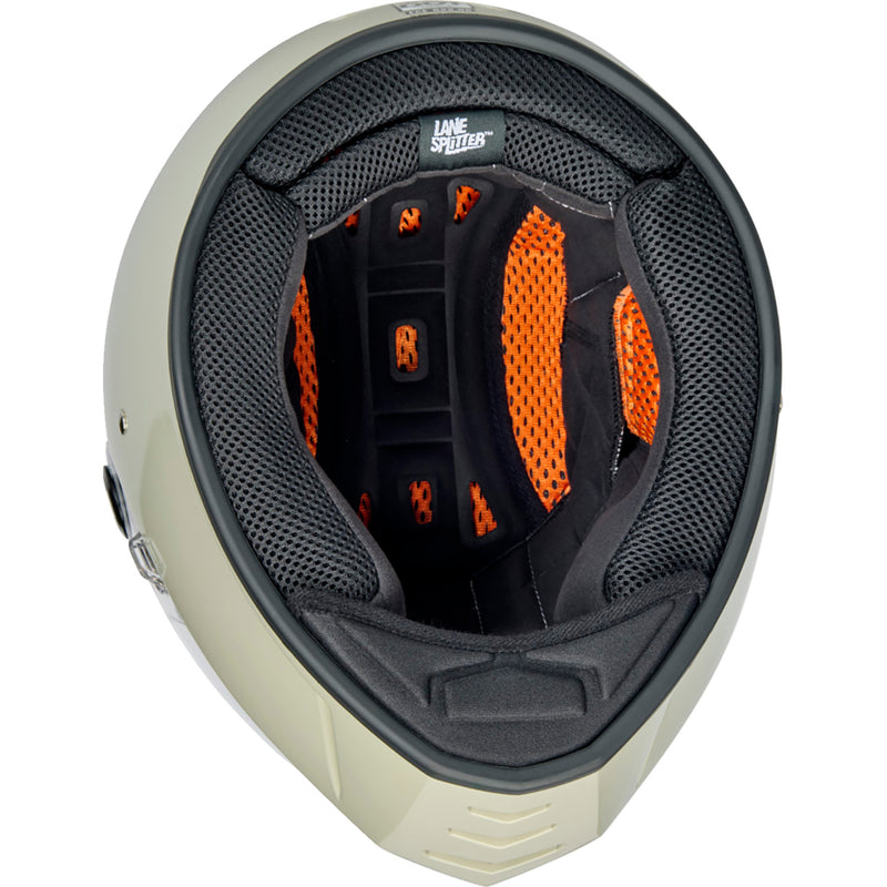 BILTWELL Lane Splitter Helmet Gloss - Chalk