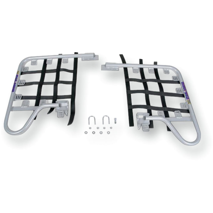 DG PERFORMANCE D54-6405 54-6405 Steel Nerf Bars Nerf Bars - Silver/Black