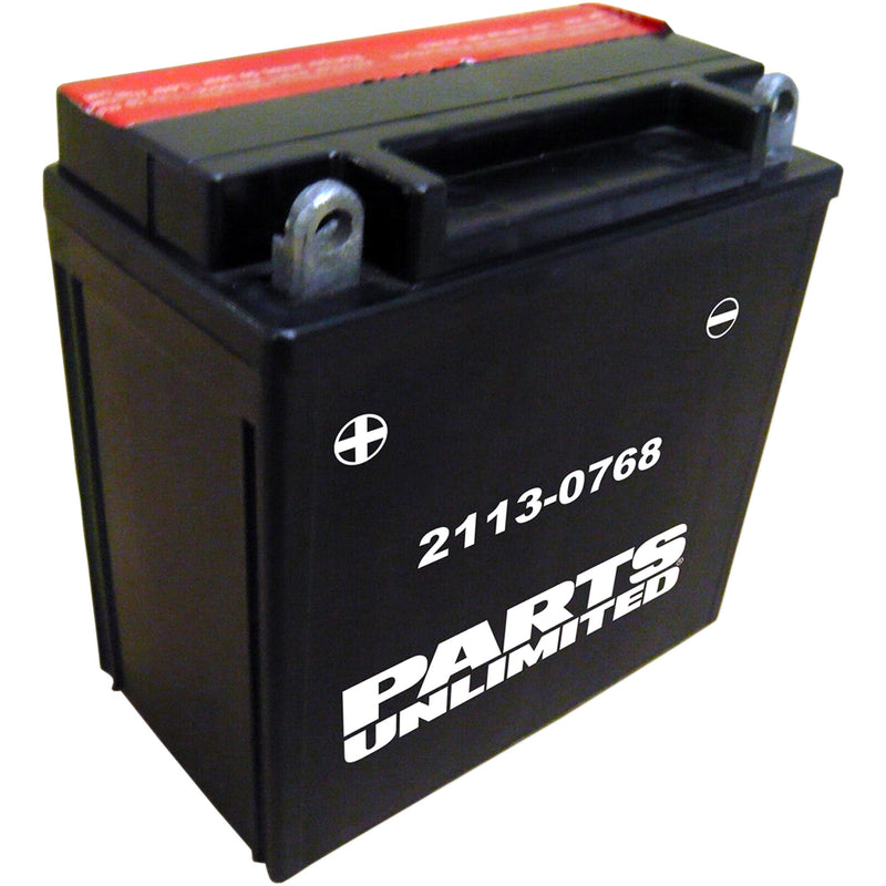 Parts Unlimited Battery For Honda Motorcycles 1968-1977 | Aprilia Scarabeo 100 / 125 / 50 / Motard 50 2013-2015 | Kawasaki 125A Eliminator 2001-2009
